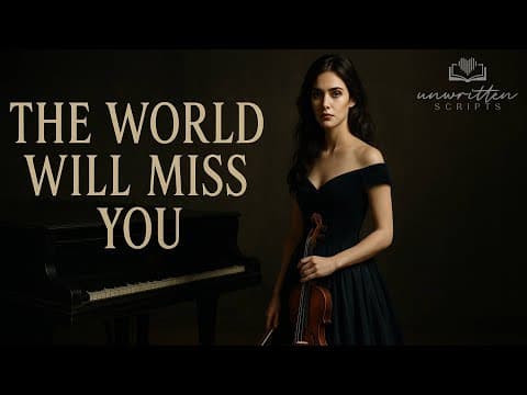 The World Will Miss You by Unwritten Scripts #rockanthem #emotionalrock #legacy